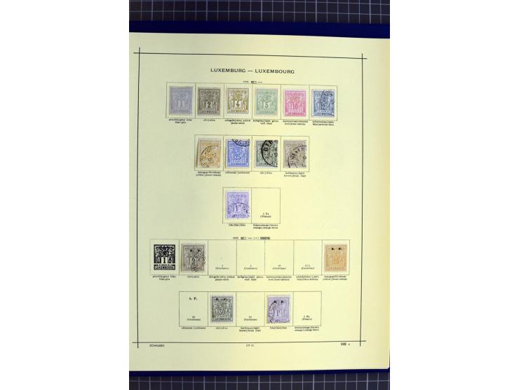 1841-1944, ungebrauchte und gestempelte Sammlung mit vielen guten Werten und Sätzen in 3 Alben