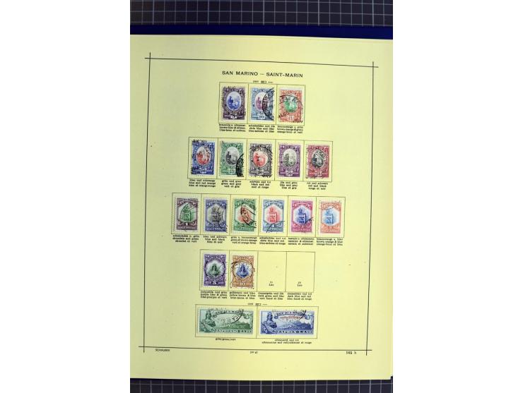1841-1944, ungebrauchte und gestempelte Sammlung mit vielen guten Werten und Sätzen in 3 Alben