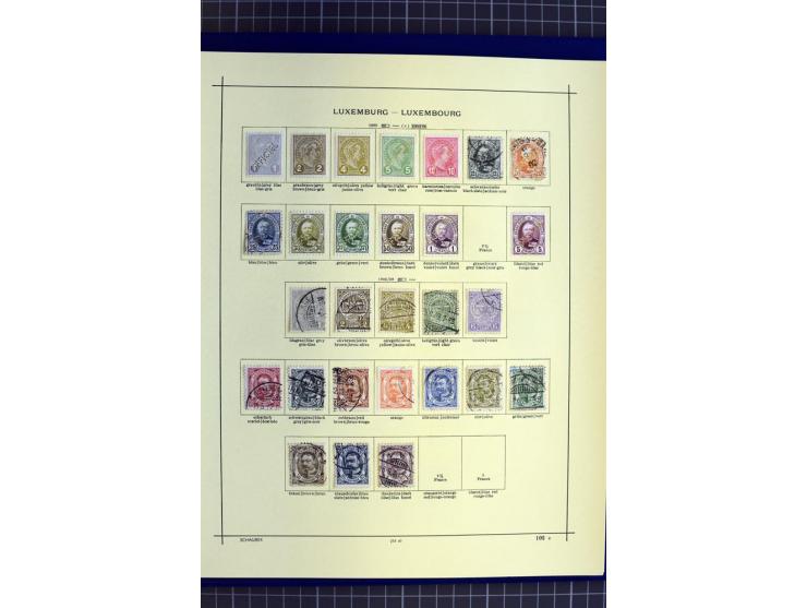 1841-1944, ungebrauchte und gestempelte Sammlung mit vielen guten Werten und Sätzen in 3 Alben
