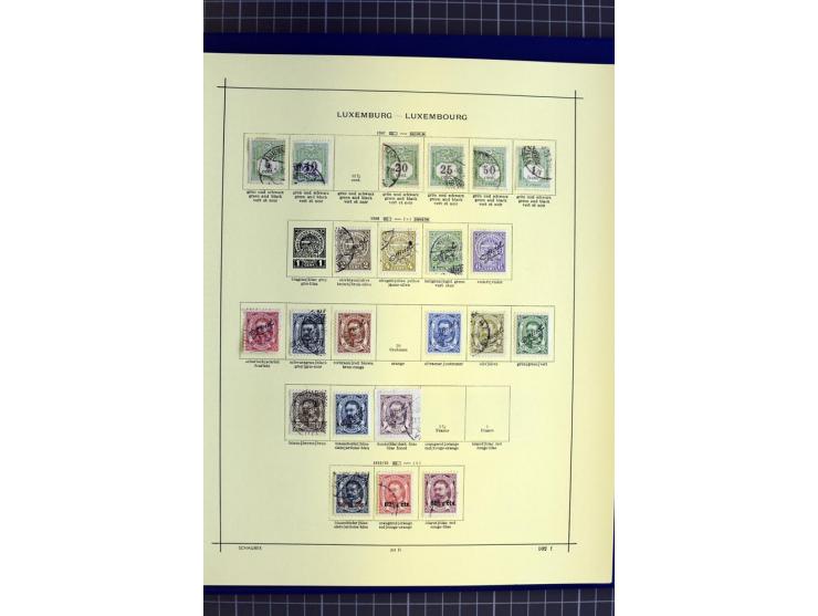 1841-1944, ungebrauchte und gestempelte Sammlung mit vielen guten Werten und Sätzen in 3 Alben