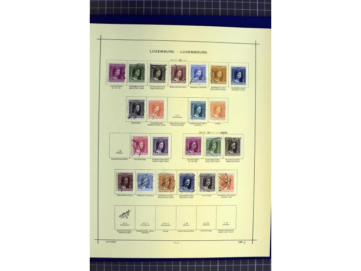 1841-1944, ungebrauchte und gestempelte Sammlung mit vielen guten Werten und Sätzen in 3 Alben