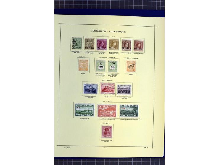 1841-1944, ungebrauchte und gestempelte Sammlung mit vielen guten Werten und Sätzen in 3 Alben