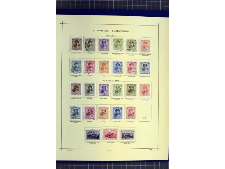 1841-1944, ungebrauchte und gestempelte Sammlung mit vielen guten Werten und Sätzen in 3 Alben