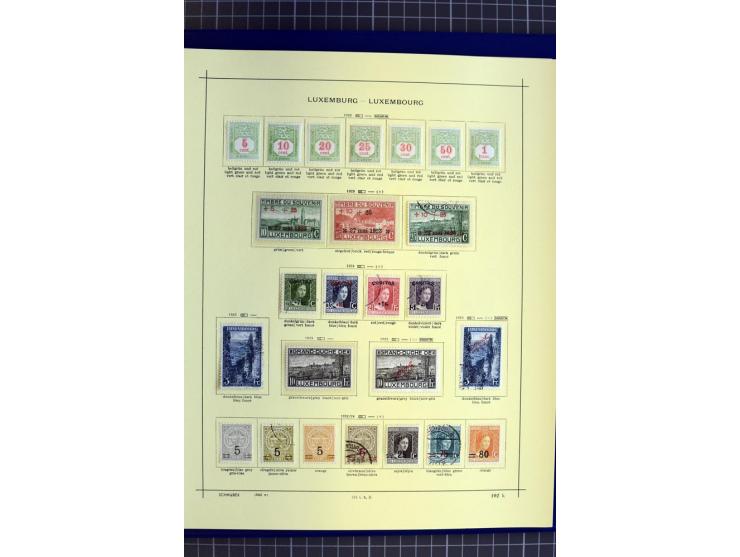 1841-1944, ungebrauchte und gestempelte Sammlung mit vielen guten Werten und Sätzen in 3 Alben