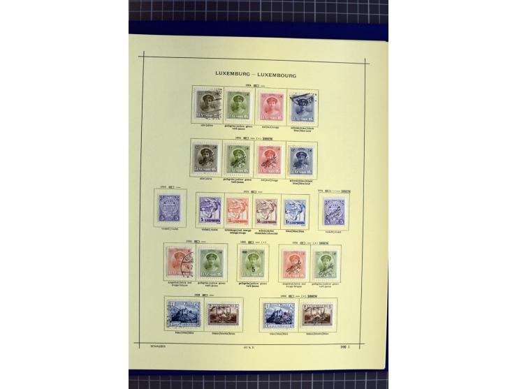 1841-1944, ungebrauchte und gestempelte Sammlung mit vielen guten Werten und Sätzen in 3 Alben