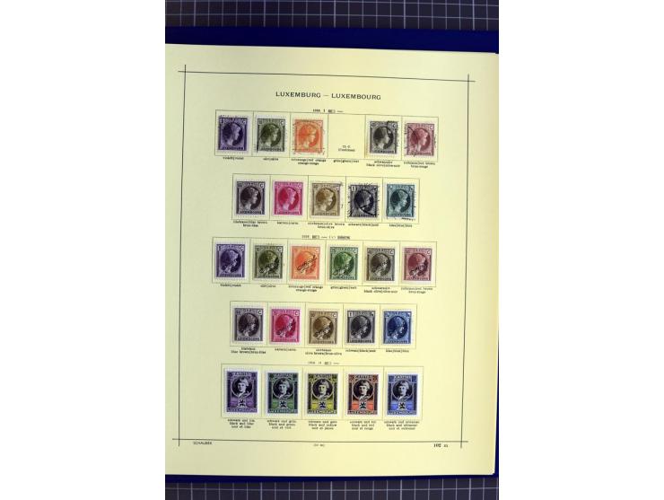 1841-1944, ungebrauchte und gestempelte Sammlung mit vielen guten Werten und Sätzen in 3 Alben