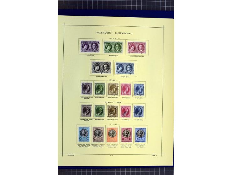 1841-1944, ungebrauchte und gestempelte Sammlung mit vielen guten Werten und Sätzen in 3 Alben
