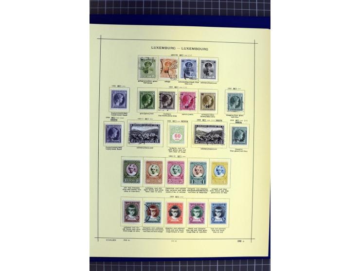 1841-1944, ungebrauchte und gestempelte Sammlung mit vielen guten Werten und Sätzen in 3 Alben
