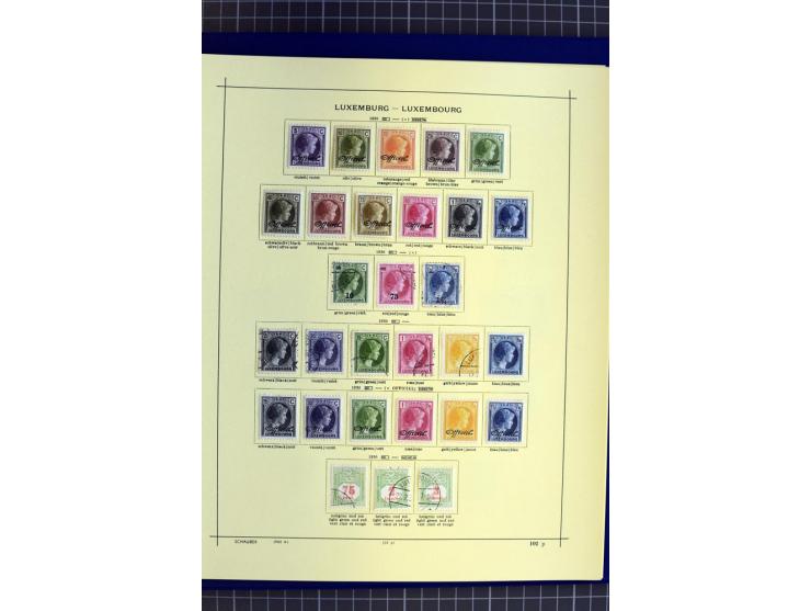 1841-1944, ungebrauchte und gestempelte Sammlung mit vielen guten Werten und Sätzen in 3 Alben