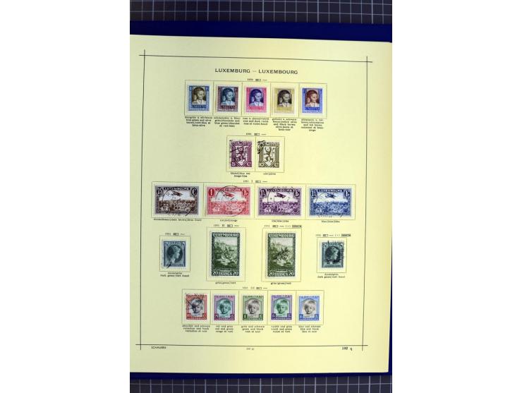 1841-1944, ungebrauchte und gestempelte Sammlung mit vielen guten Werten und Sätzen in 3 Alben