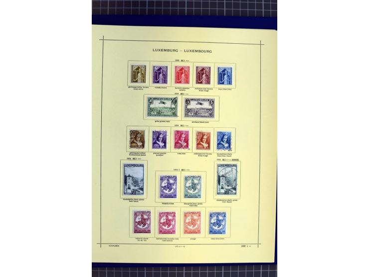 1841-1944, ungebrauchte und gestempelte Sammlung mit vielen guten Werten und Sätzen in 3 Alben