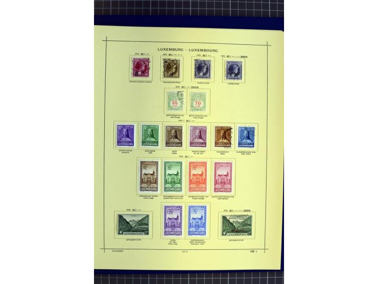 1841-1944, ungebrauchte und gestempelte Sammlung mit vielen guten Werten und Sätzen in 3 Alben