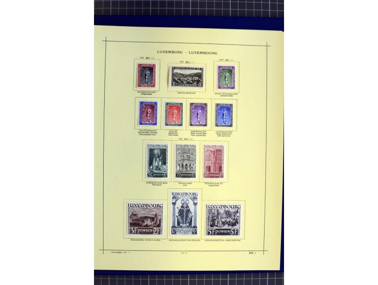 1841-1944, ungebrauchte und gestempelte Sammlung mit vielen guten Werten und Sätzen in 3 Alben