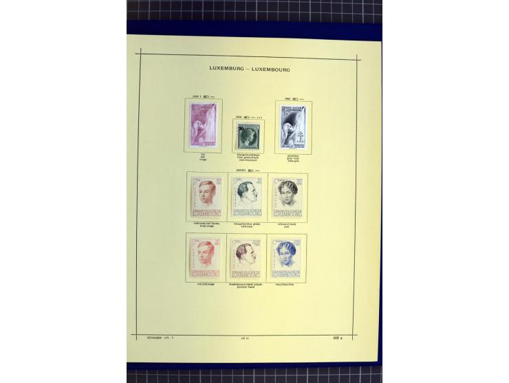 1841-1944, ungebrauchte und gestempelte Sammlung mit vielen guten Werten und Sätzen in 3 Alben