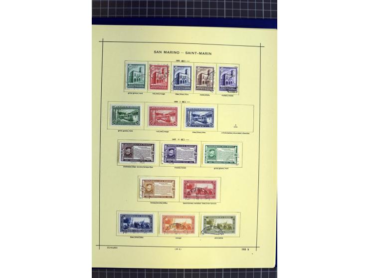 1841-1944, ungebrauchte und gestempelte Sammlung mit vielen guten Werten und Sätzen in 3 Alben