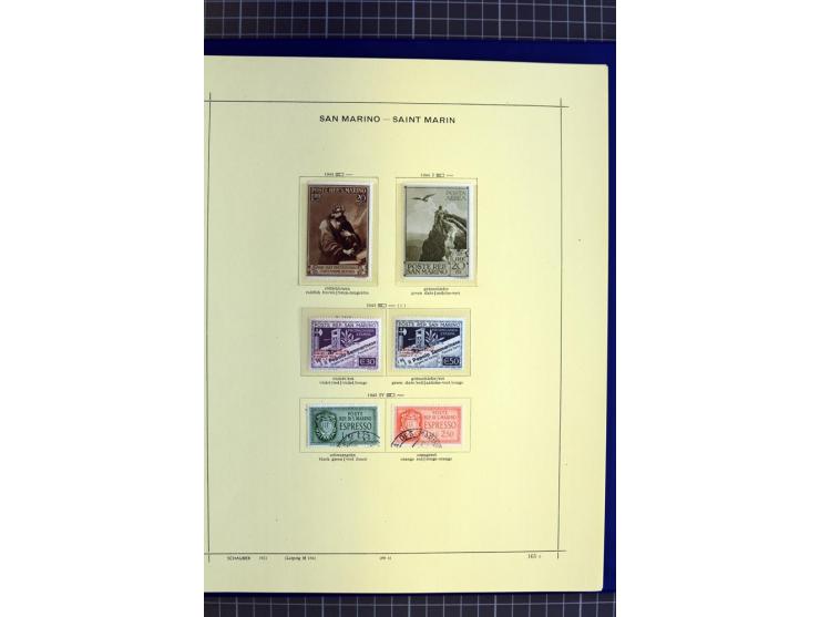 1841-1944, ungebrauchte und gestempelte Sammlung mit vielen guten Werten und Sätzen in 3 Alben
