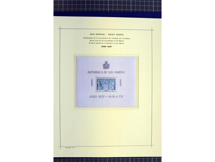 1841-1944, ungebrauchte und gestempelte Sammlung mit vielen guten Werten und Sätzen in 3 Alben