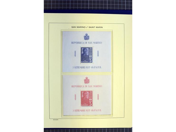 1841-1944, ungebrauchte und gestempelte Sammlung mit vielen guten Werten und Sätzen in 3 Alben