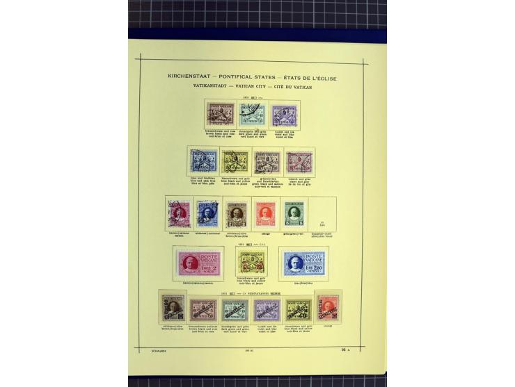 1841-1944, ungebrauchte und gestempelte Sammlung mit vielen guten Werten und Sätzen in 3 Alben