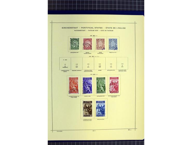 1841-1944, ungebrauchte und gestempelte Sammlung mit vielen guten Werten und Sätzen in 3 Alben