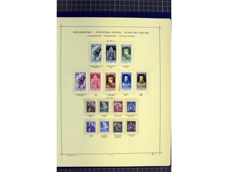 1841-1944, ungebrauchte und gestempelte Sammlung mit vielen guten Werten und Sätzen in 3 Alben