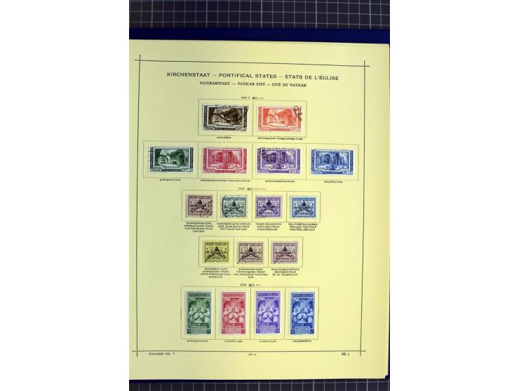 1841-1944, ungebrauchte und gestempelte Sammlung mit vielen guten Werten und Sätzen in 3 Alben