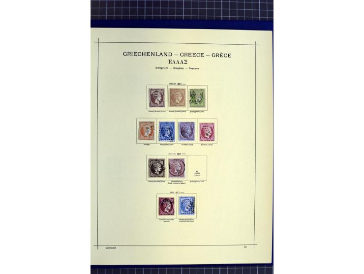1841-1944, ungebrauchte und gestempelte Sammlung mit vielen guten Werten und Sätzen in 3 Alben
