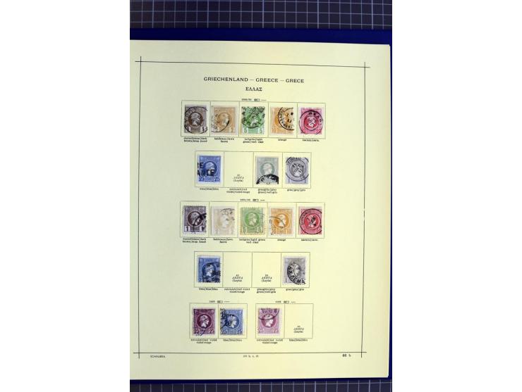 1841-1944, ungebrauchte und gestempelte Sammlung mit vielen guten Werten und Sätzen in 3 Alben