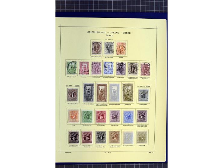 1841-1944, ungebrauchte und gestempelte Sammlung mit vielen guten Werten und Sätzen in 3 Alben