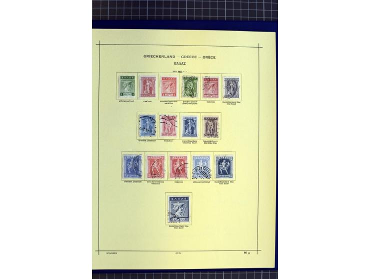 1841-1944, ungebrauchte und gestempelte Sammlung mit vielen guten Werten und Sätzen in 3 Alben