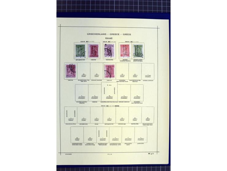 1841-1944, ungebrauchte und gestempelte Sammlung mit vielen guten Werten und Sätzen in 3 Alben