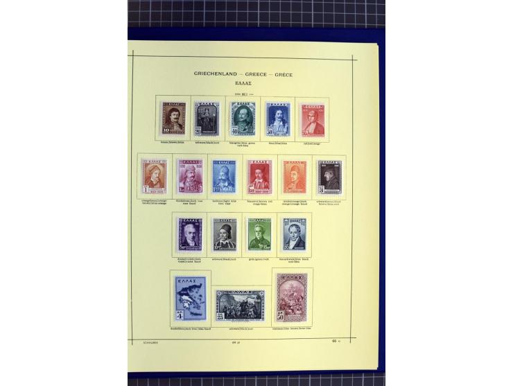 1841-1944, ungebrauchte und gestempelte Sammlung mit vielen guten Werten und Sätzen in 3 Alben