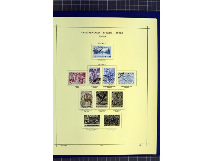 1841-1944, ungebrauchte und gestempelte Sammlung mit vielen guten Werten und Sätzen in 3 Alben