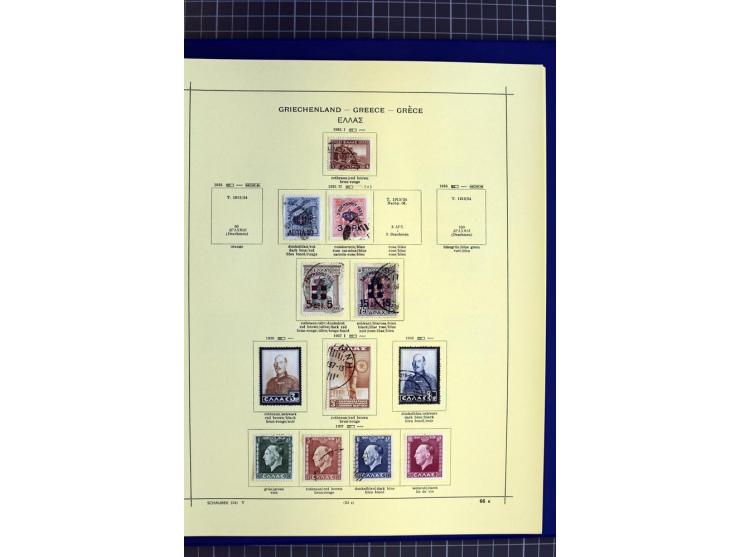 1841-1944, ungebrauchte und gestempelte Sammlung mit vielen guten Werten und Sätzen in 3 Alben