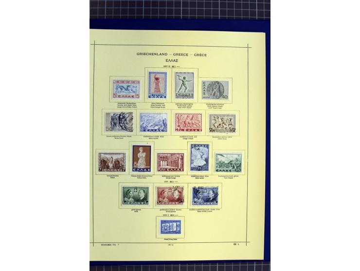 1841-1944, ungebrauchte und gestempelte Sammlung mit vielen guten Werten und Sätzen in 3 Alben