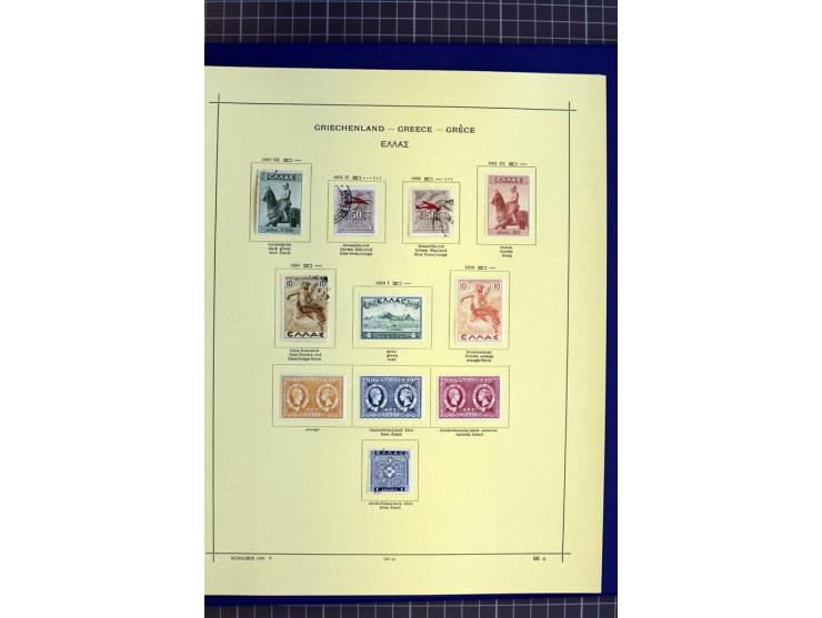 1841-1944, ungebrauchte und gestempelte Sammlung mit vielen guten Werten und Sätzen in 3 Alben