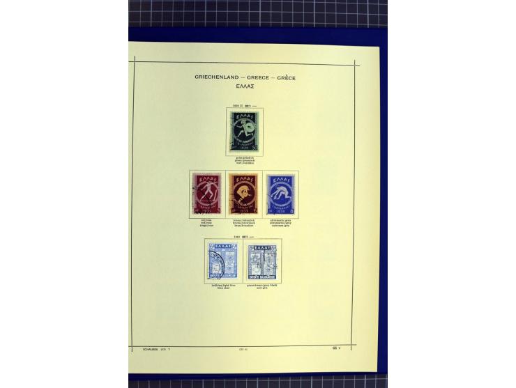 1841-1944, ungebrauchte und gestempelte Sammlung mit vielen guten Werten und Sätzen in 3 Alben