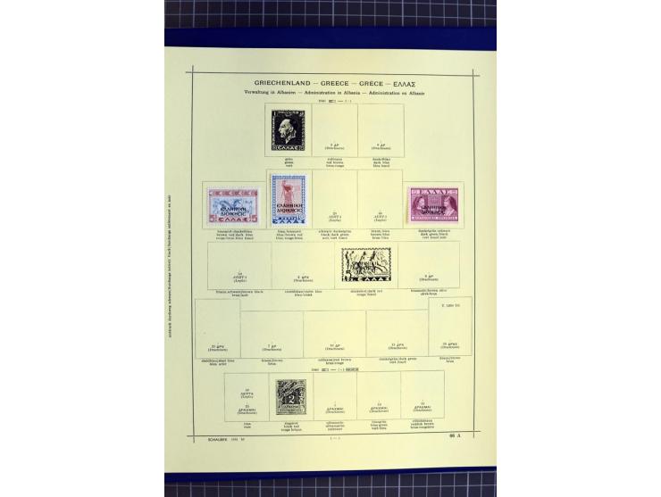1841-1944, ungebrauchte und gestempelte Sammlung mit vielen guten Werten und Sätzen in 3 Alben