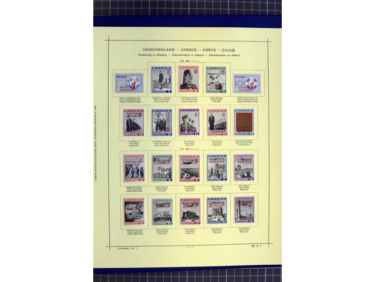 1841-1944, ungebrauchte und gestempelte Sammlung mit vielen guten Werten und Sätzen in 3 Alben