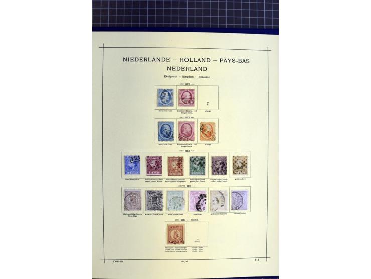 1841-1944, ungebrauchte und gestempelte Sammlung mit vielen guten Werten und Sätzen in 3 Alben