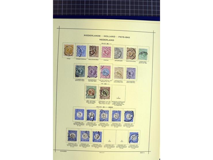1841-1944, ungebrauchte und gestempelte Sammlung mit vielen guten Werten und Sätzen in 3 Alben