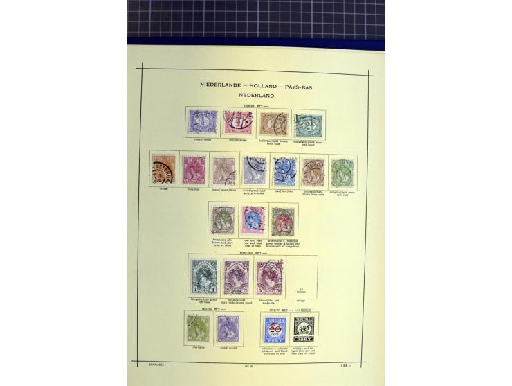 1841-1944, ungebrauchte und gestempelte Sammlung mit vielen guten Werten und Sätzen in 3 Alben