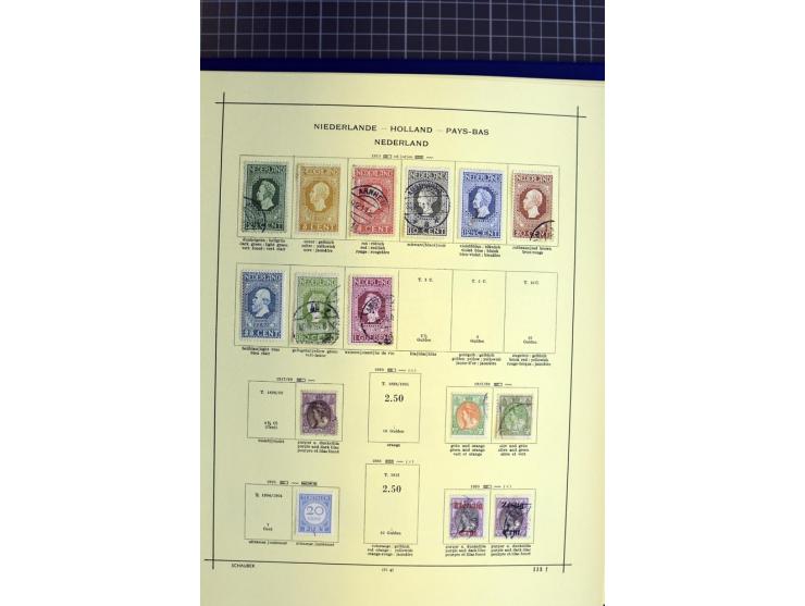 1841-1944, ungebrauchte und gestempelte Sammlung mit vielen guten Werten und Sätzen in 3 Alben