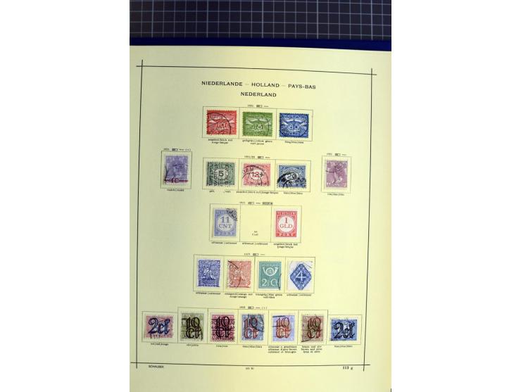 1841-1944, ungebrauchte und gestempelte Sammlung mit vielen guten Werten und Sätzen in 3 Alben