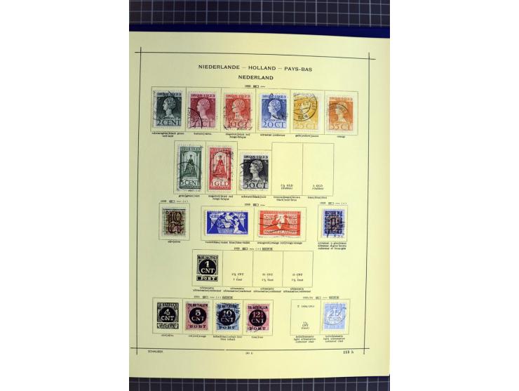 1841-1944, ungebrauchte und gestempelte Sammlung mit vielen guten Werten und Sätzen in 3 Alben