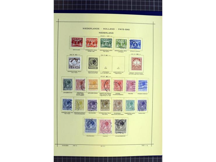 1841-1944, ungebrauchte und gestempelte Sammlung mit vielen guten Werten und Sätzen in 3 Alben