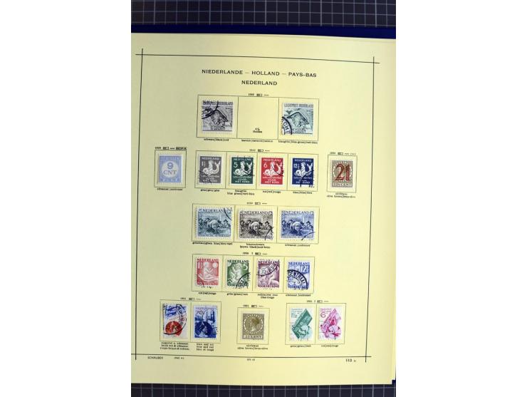 1841-1944, ungebrauchte und gestempelte Sammlung mit vielen guten Werten und Sätzen in 3 Alben