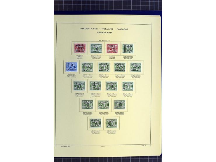 1841-1944, ungebrauchte und gestempelte Sammlung mit vielen guten Werten und Sätzen in 3 Alben