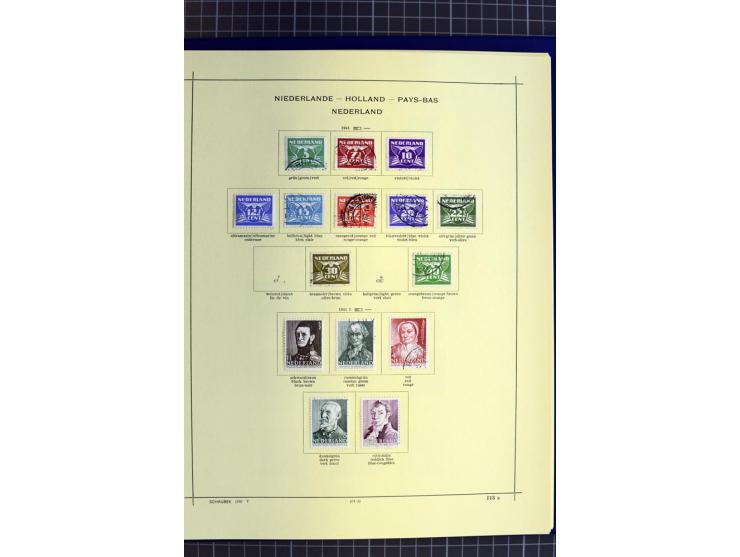 1841-1944, ungebrauchte und gestempelte Sammlung mit vielen guten Werten und Sätzen in 3 Alben