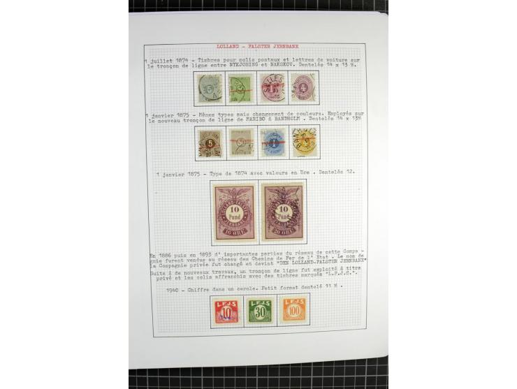 1862/1945, ungebrauchte und gestempelte Sammlung der Stadtpost und Privatpostmarken von Dänemark, Finnland, Norwegen und Schw